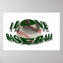 I LOVE BASEBALL-POSTER
