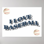 I LOVE BASEBALL-POSTER