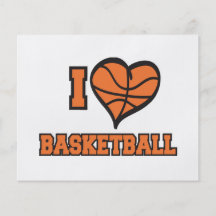 i love basketball personalized flyer