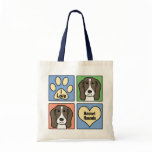 I Love Basset Hounds Bag
