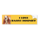 I love Basset Hound's! Bumper Sticker