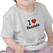 I love Bassists heart custom personalized