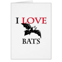 I Love Bats cards