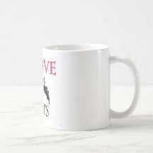 I Love Bats Coffee Mug