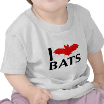 I Love Bats T-shirt