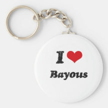 I Love BAYOUS Key Chains