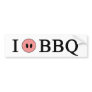 I Love BBQ Bumper Stickers