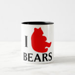 I Love Bears Coffee Mugs