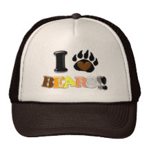 I Love Bears Hats
