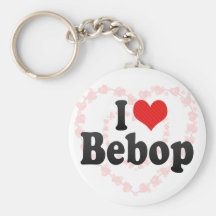 I Love Bebop Keychain