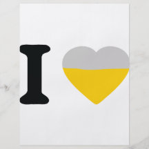 i love beer full color flyer