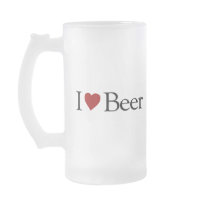I Love Beer Mugs