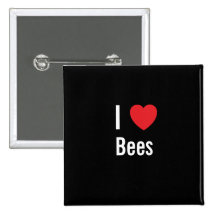 I love Bees Pins