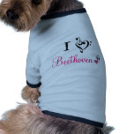 I love Beethoven Pet Clothing