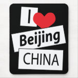 I Love Beijing China Mousepads