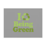 I Love being green Postcards