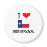 I Love Benbrook Texas Magnet