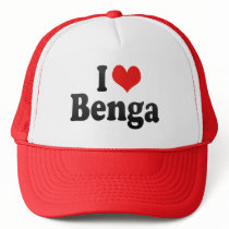 I Love Benga Hat