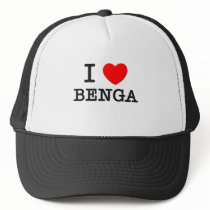 I Love Benga Hat