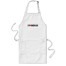 I LOVE BENJI APRONS