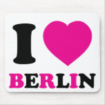 I Love Berlin Mousepads