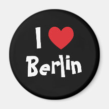 I Love Berlin Refrigerator Magnets