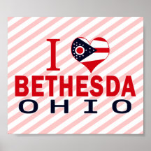 I love Bethesda, Ohio Poster