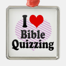 I love Bible Quizzing Ornament