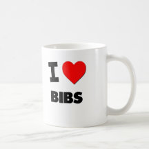 I Love Bibs Mugs