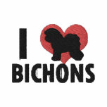 I Love Bichons Ladies Polo Shirt