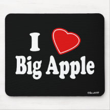 I Love Big Apple Mouse Pad