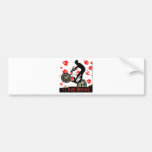 I Love Biking Gears bumper stickers