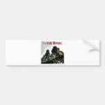 I Love Biking Gonzo bumper stickers