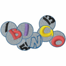 I Love Bingo Embroidered Polo Shirt