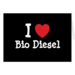 I love Bio Diesel heart custom personalized