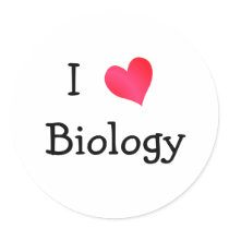 I Love Biology Sticker