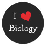 I Love Biology stickers