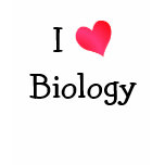 I Love Biology t-shirts