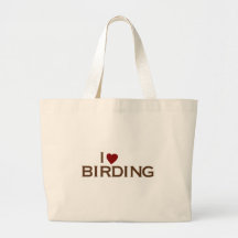I Love Birding Tote Bags