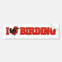 I Love Birding VEFL Bumper Sticker