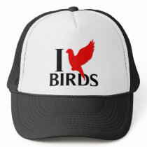 I Love Birds Trucker Hat
