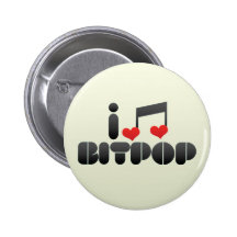 I Love Bitpop Pins