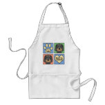 I Love Black and Tan Coonhounds Apron
