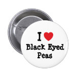 I love Black Eyed Peas heart T-Shirt Buttons