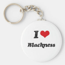 I Love BLACKNESS Key Chains
