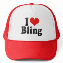 I Love Bling Hats