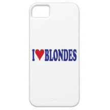 I Love Blondes iPhone 5 Cover