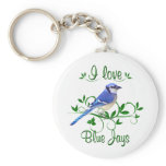I LOVE BLUE JAYS KEYCHAIN