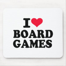 I love board games mouse pads