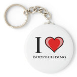 I Love Bodybuilding keychains